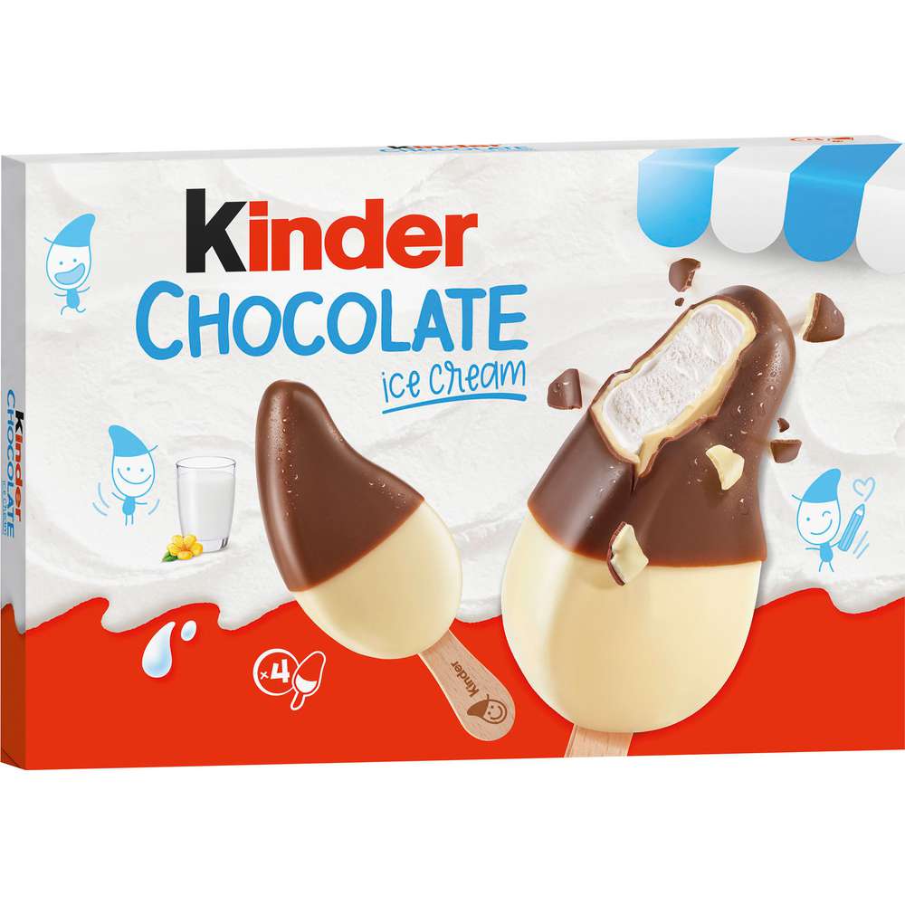 Produktabbildung Ferrero Stiel-Eis, Kinder Schokolade