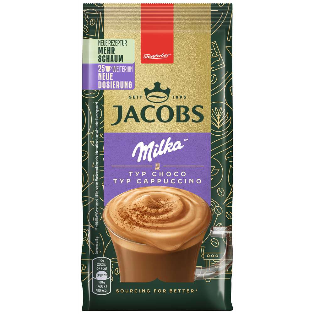 Produktabbildung Jacobs Cappuccino Milka Choco