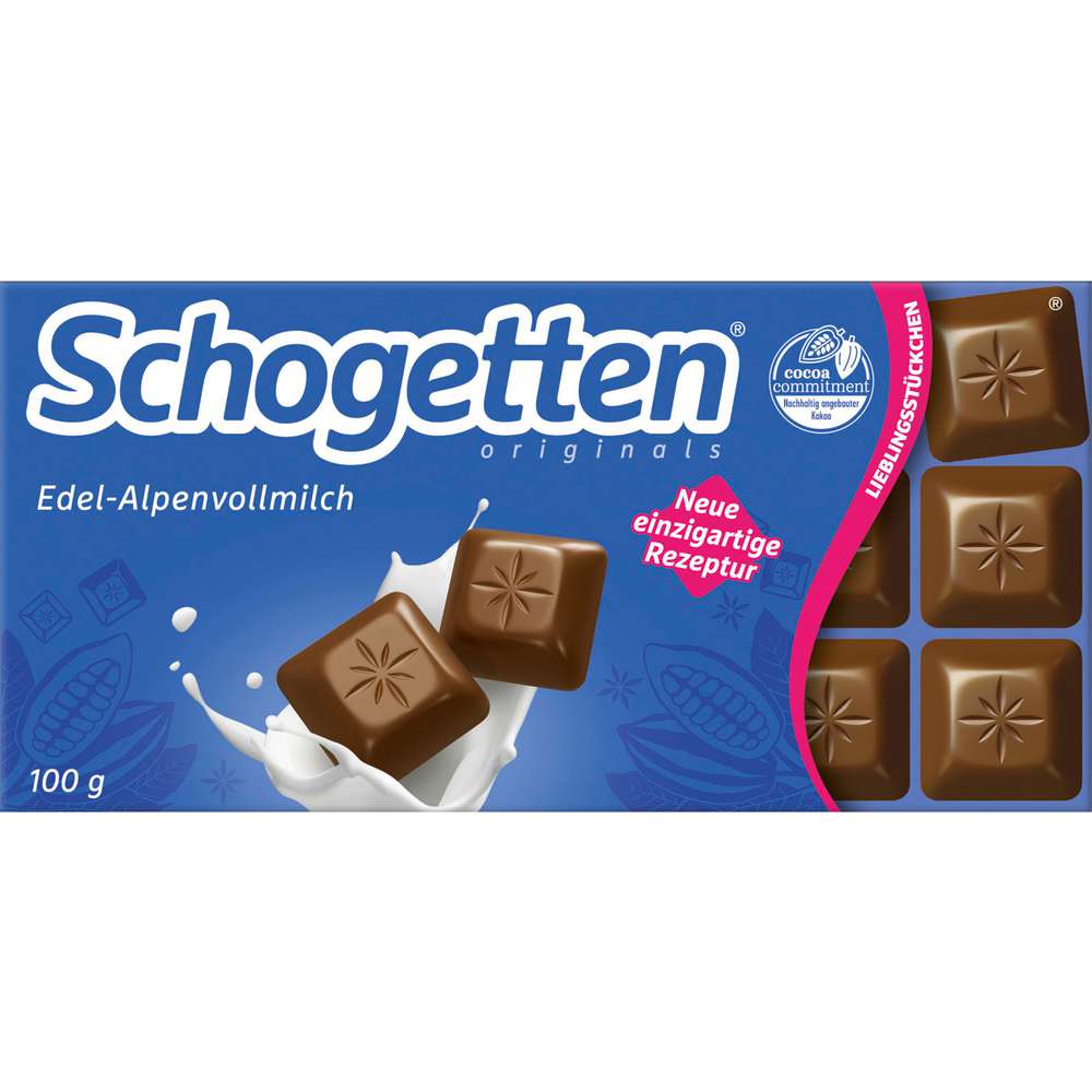Produktabbildung Schogetten Tafelschokolade, Alpenvollmilch
