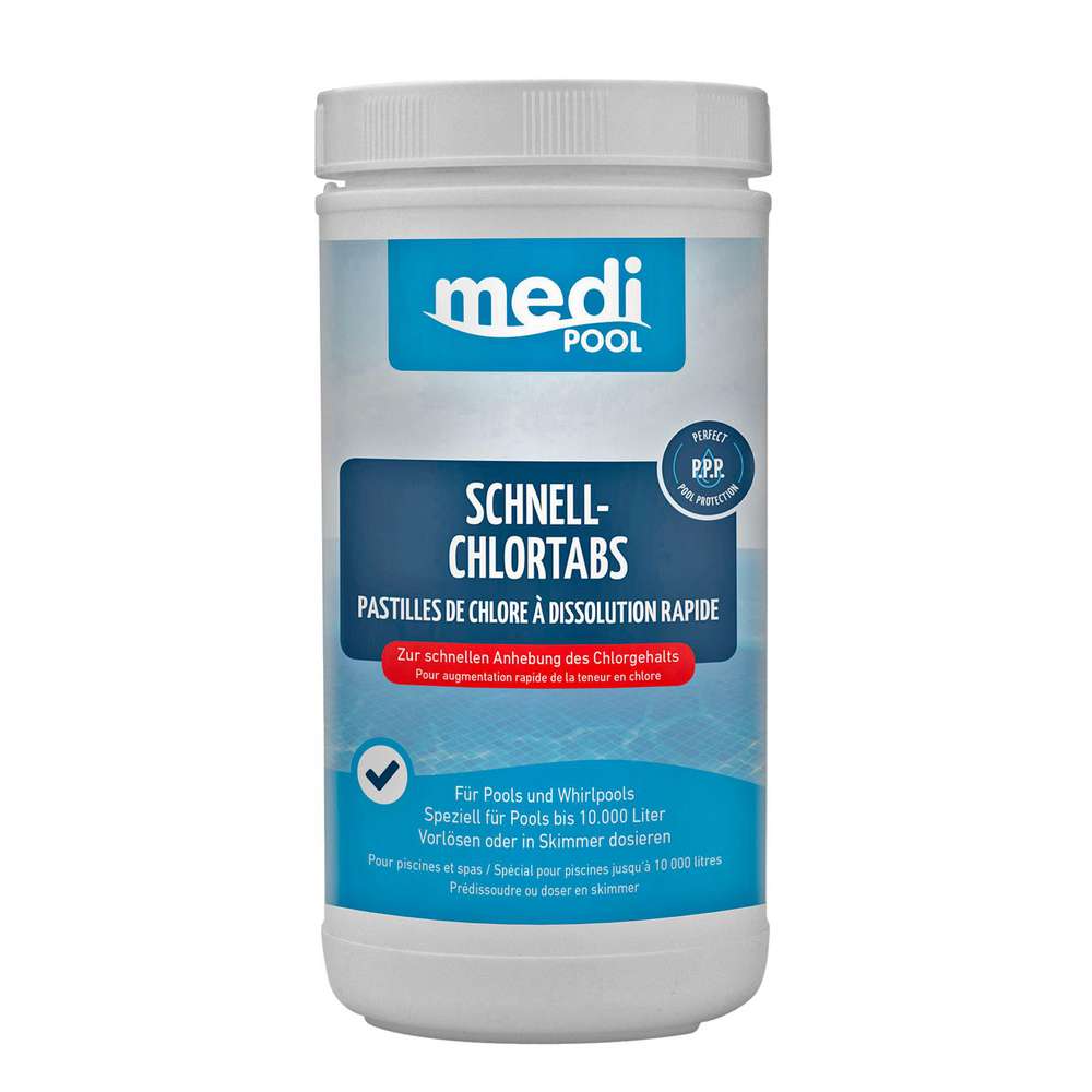 Produktabbildung mediPOOL Schnell-Chlortabs