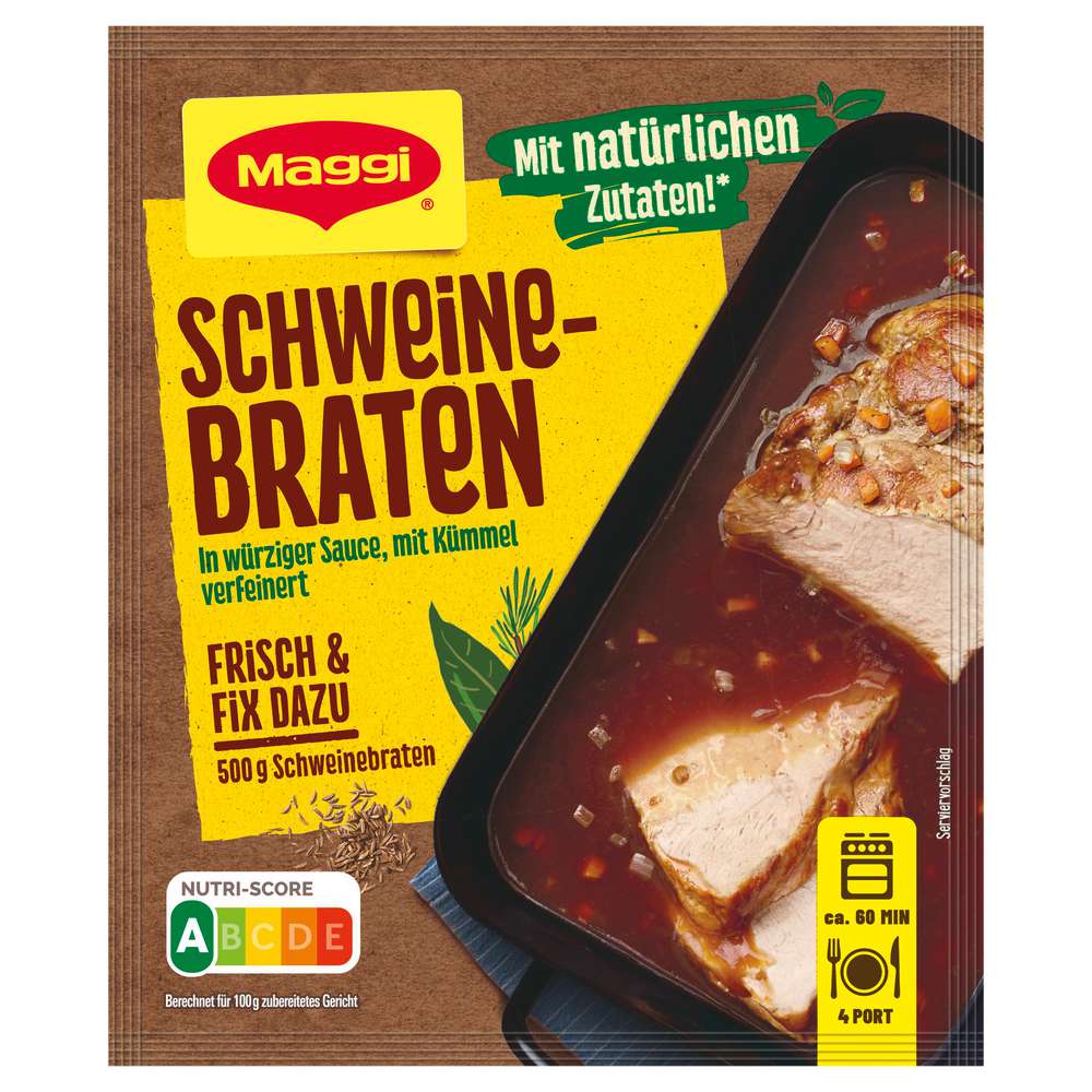 Produktabbildung Maggi Fix-Gewürzmischung, Schweinebraten