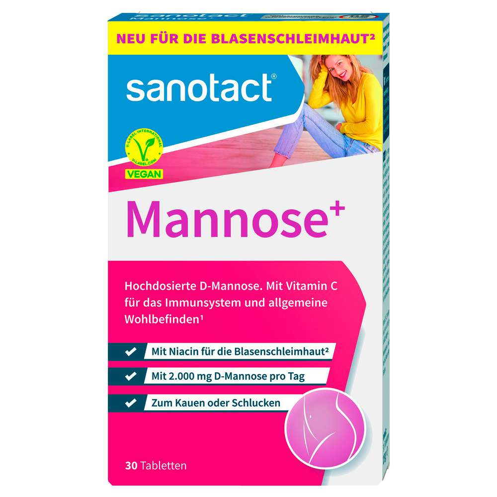 Produktabbildung sanotact Mannose+