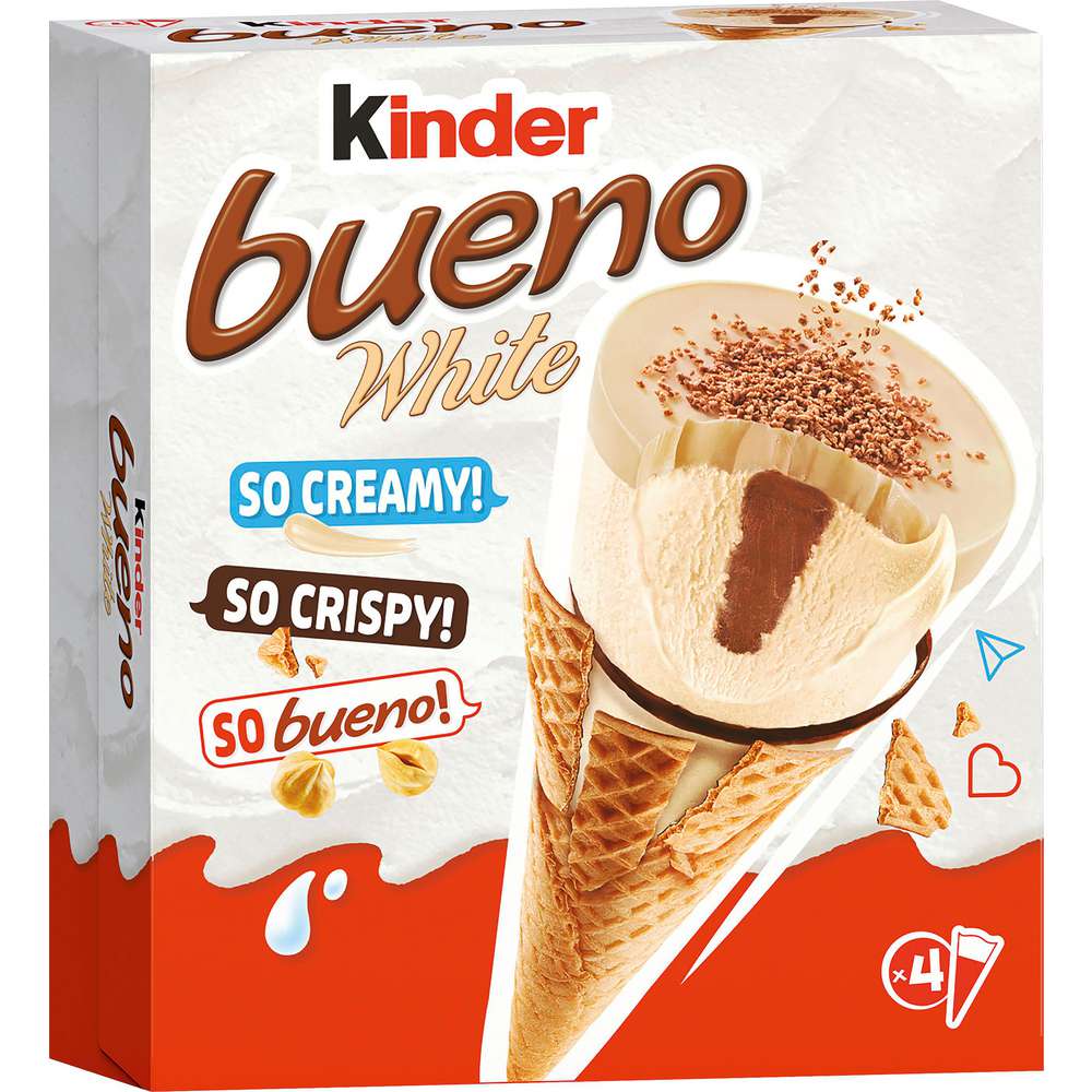Produktabbildung Ferrero Waffeleis, Kinder Bueno White