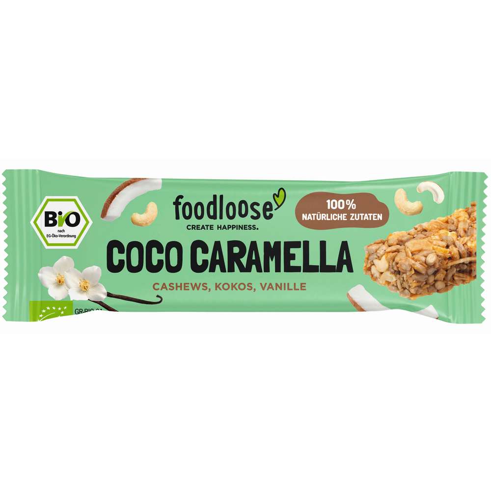 Produktabbildung Foodloose Bio Nussriegel, Coco Caramella