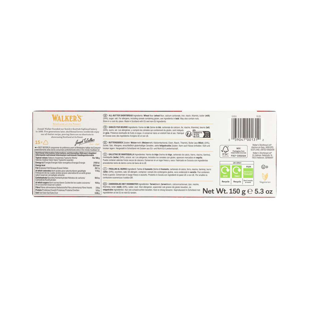 Produktabbildung Walker's Shortbread Triangles 