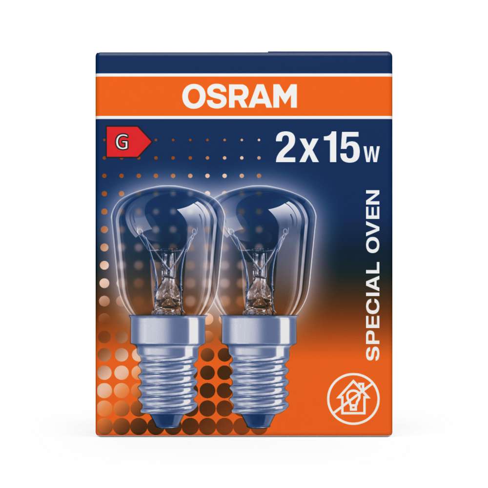 Produktabbildung Osram Ofenlampe 2er 15W 230V E14