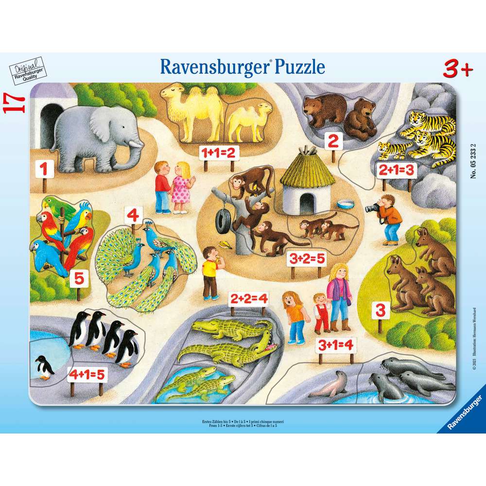 Produktabbildung Ravensburger Puzzle Erstes Zählen bis 5