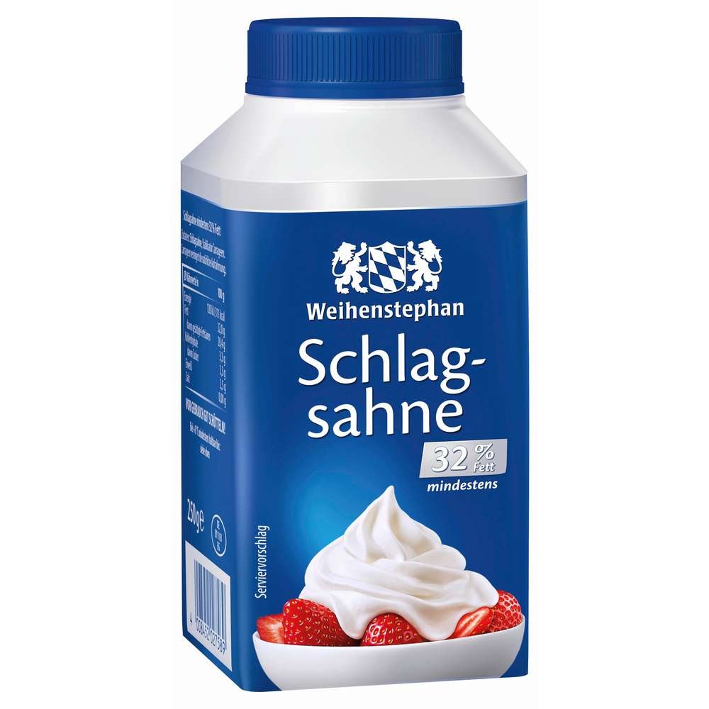 Produktabbildung Weihenstephan Frischer Schlagrahm 32% Fett
