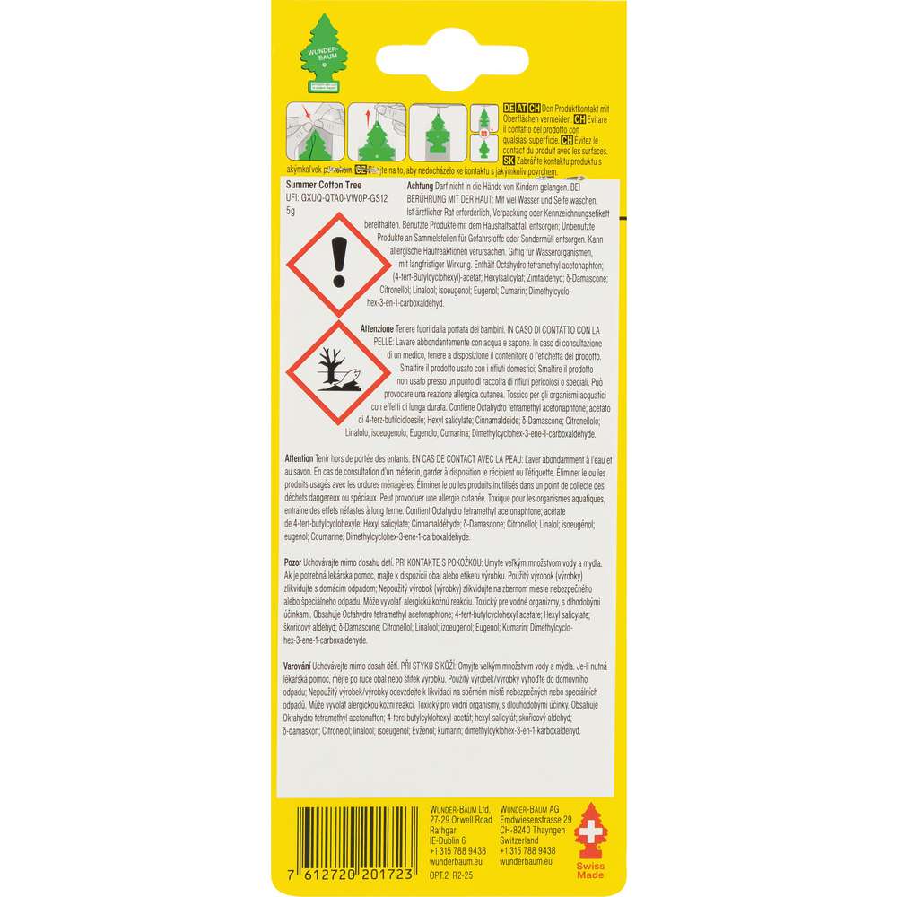 Produktabbildung Wunder-Baum Wunderbaum Summer Cotton