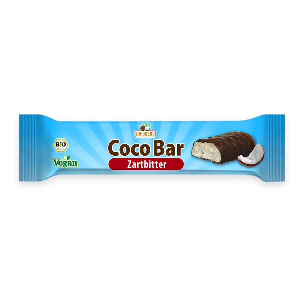 Produktabbildung Dr. Goerg Bio Kokos-Riegel, Zartbitter
