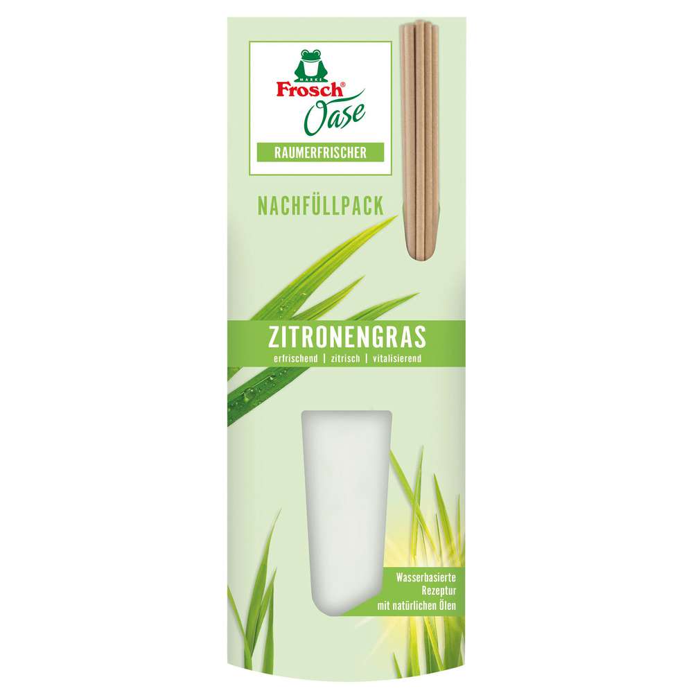 Produktabbildung Frosch Raumerfrischer Nachfüllpack Oase, Zitronengras