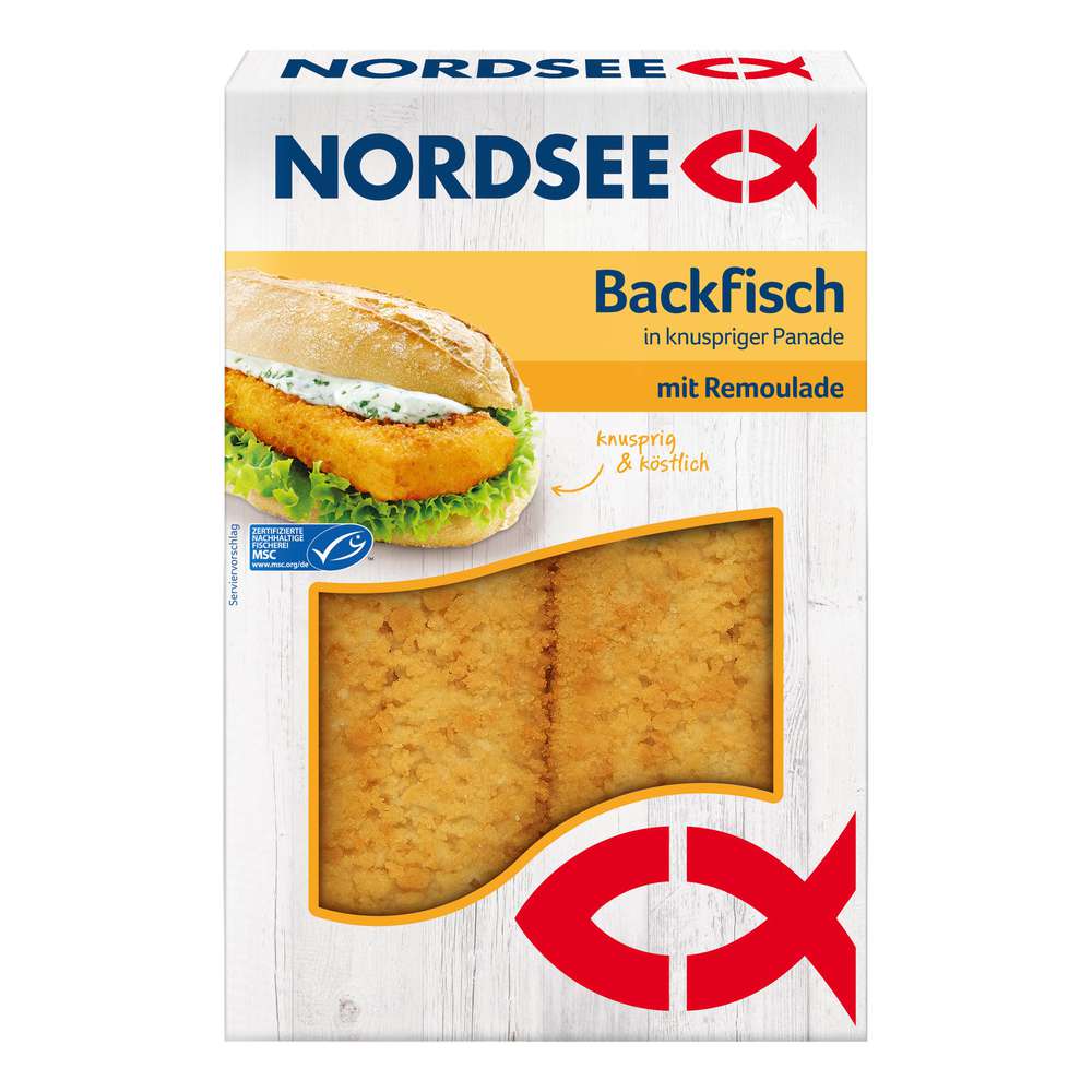 Produktabbildung Nordsee MSC Backfisch mit Remoulade