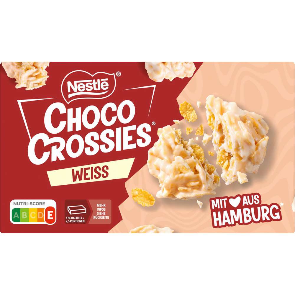 Produktabbildung Nestle Choco Crossies, Weiß