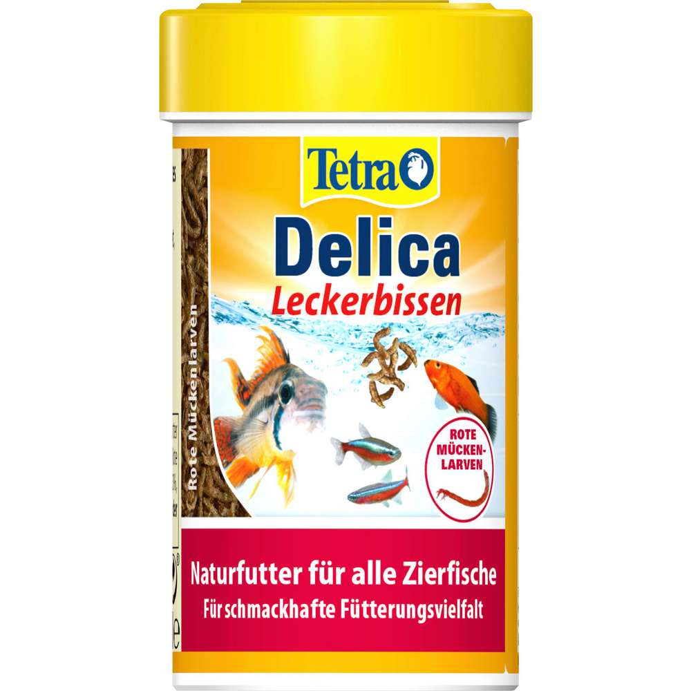 Produktabbildung Tetra Fisch-Futter Delica Leckerbissen, rote Mückenlarven