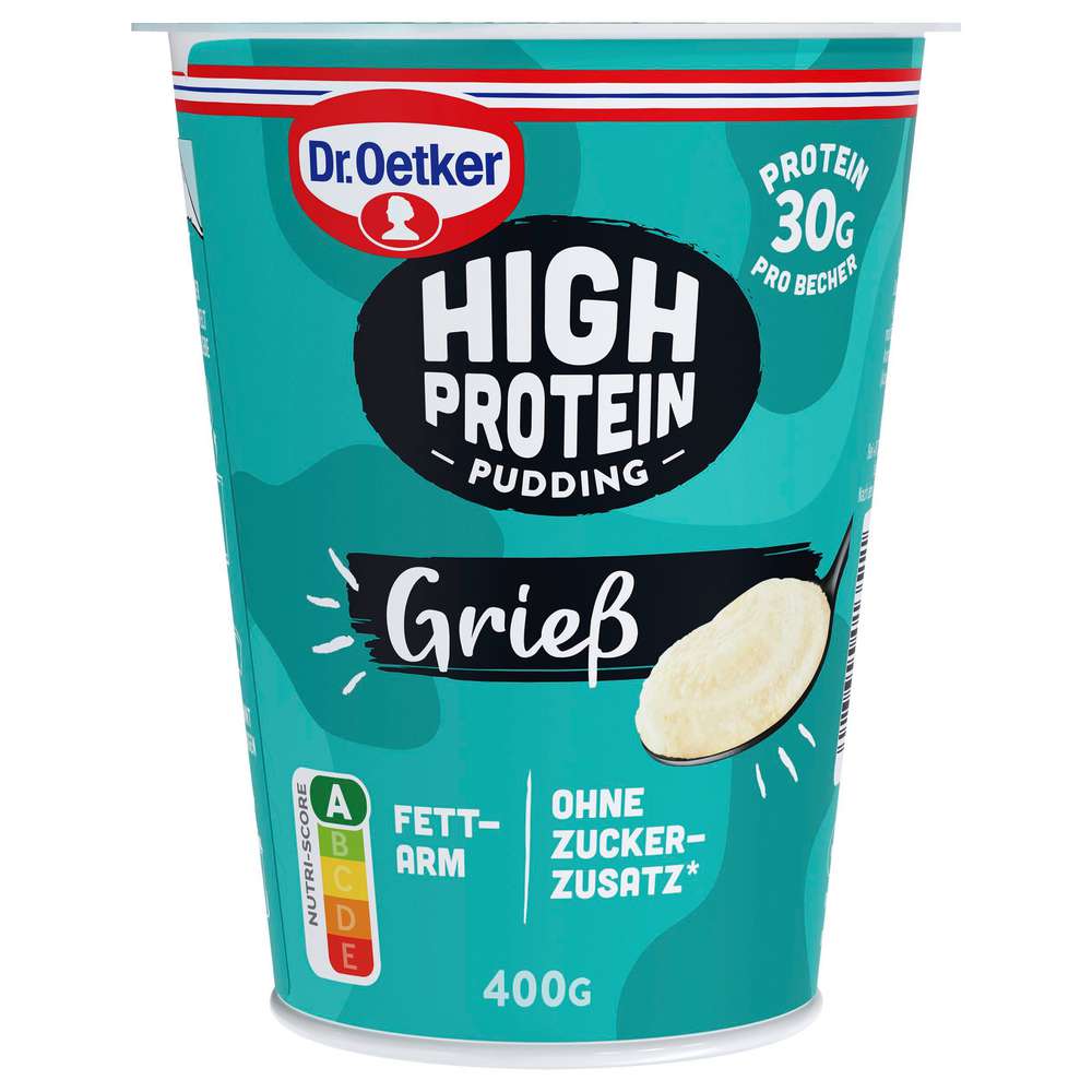 Produktabbildung Dr. Oetker High Protein Pudding, Grieß