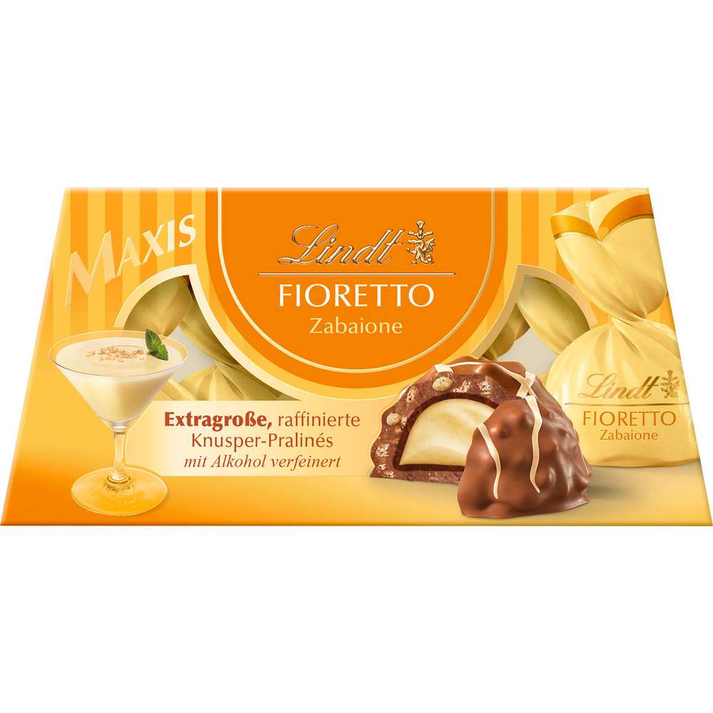 Produktabbildung Lindt Fioretto Schoko-Pralinen Präsent, Zabaione