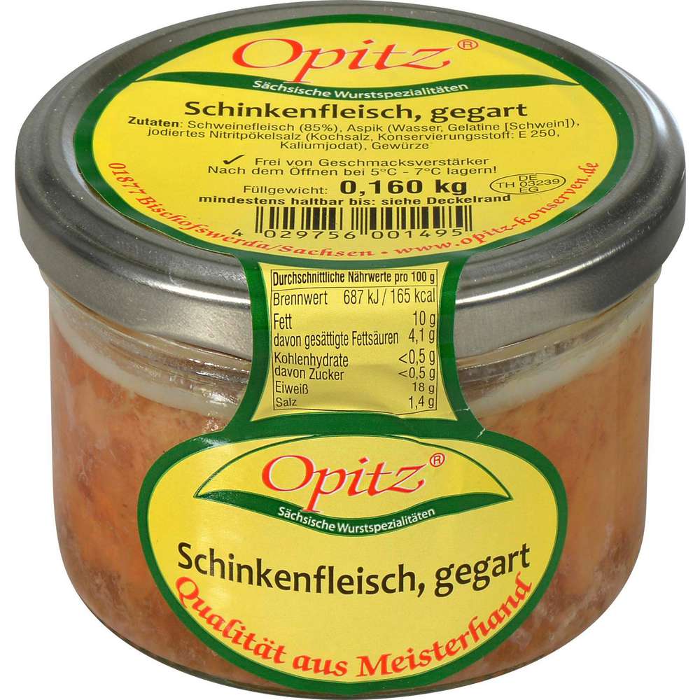 Produktabbildung Opitz Schinkenfleisch, gegart