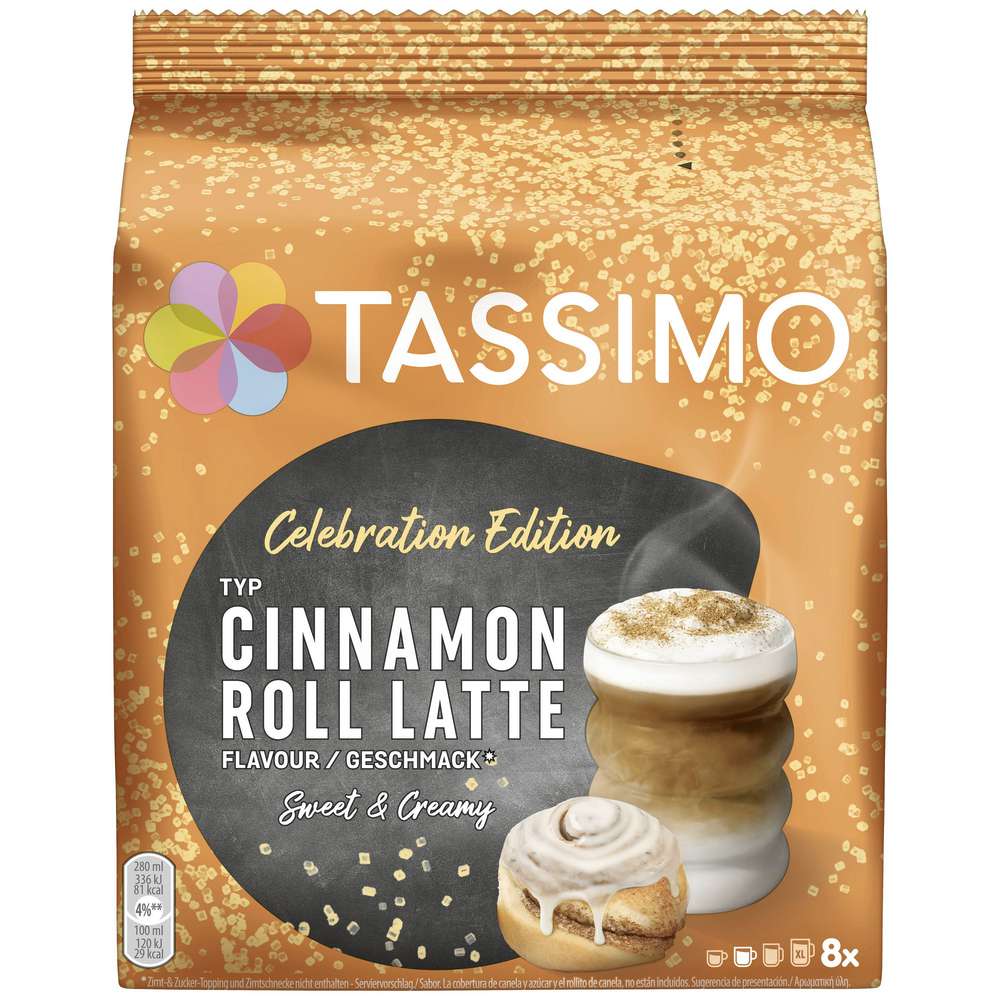 Produktabbildung Tassimo Kaffee Kapseln, Cinnamon Roll Latte