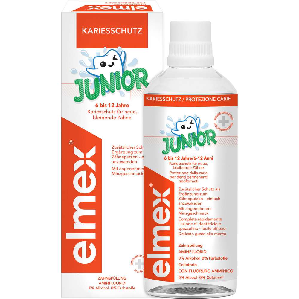 Produktabbildung elmex Kinder-Zahnspülung Junior, 6-12 Jahre
