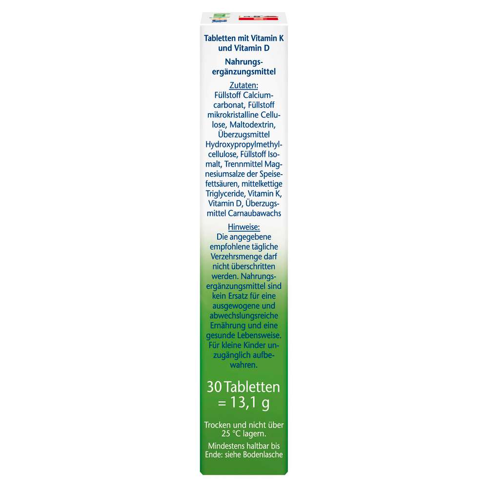 Produktabbildung Doppelherz Vitamin K2 + D3 Mini-Tabletten