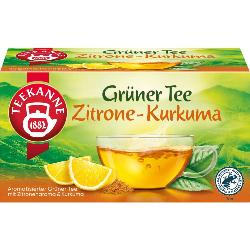 Produktabbildung Teekanne Grüner-Tee Zitrone Kurkuma, aromatisiert