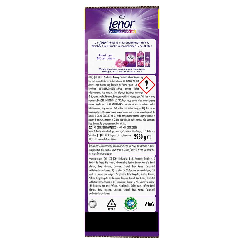 Produktabbildung Lenor Color-Waschmittel Pulver, Blütentraum