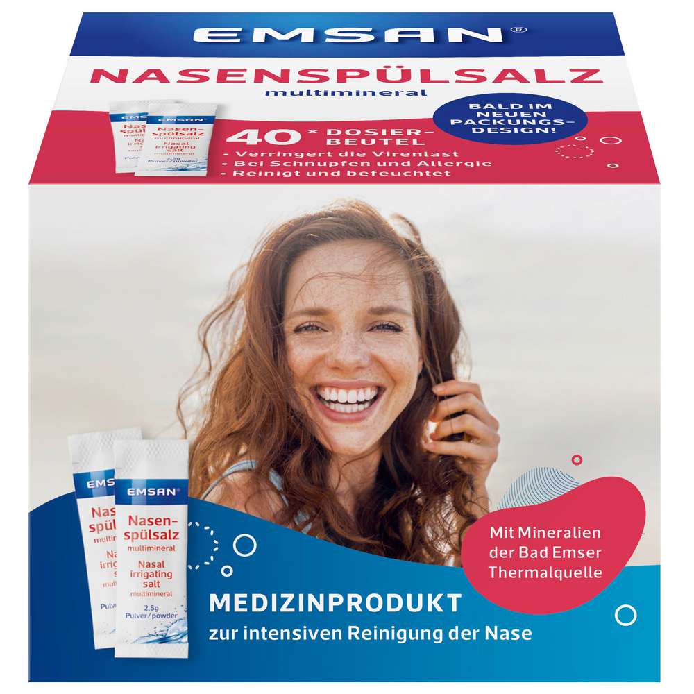 Produktabbildung Emsan Nasenspülsalz 40 Beutel