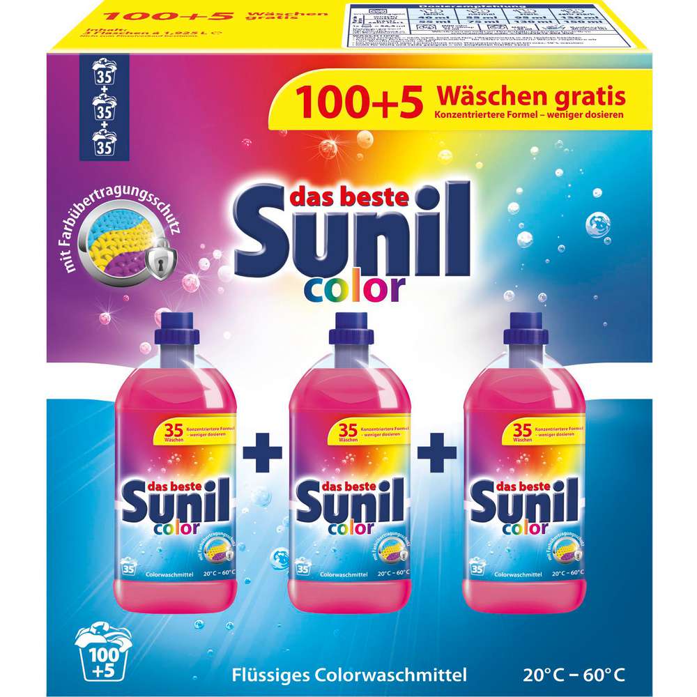 Produktabbildung Sunil Color-Waschmittel flüssig