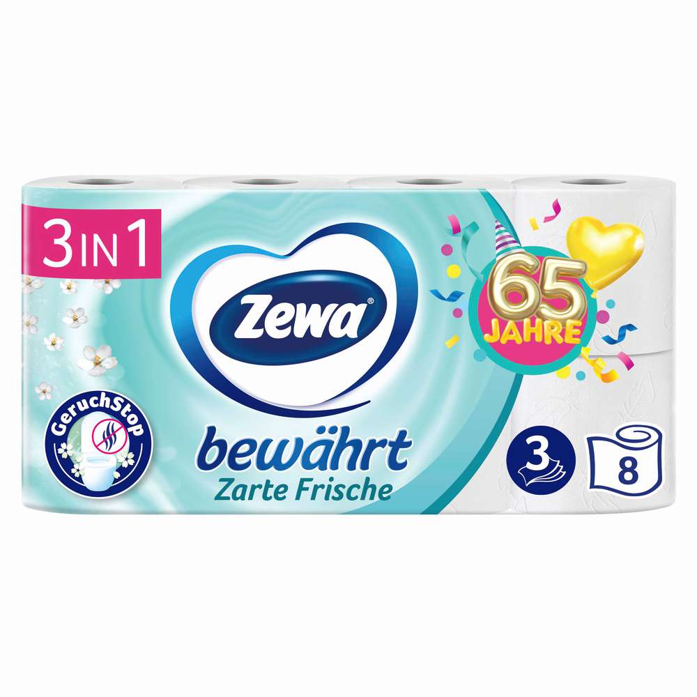 Produktabbildung Zewa Toilettenpapier 3-lagig, Lufterfrischer