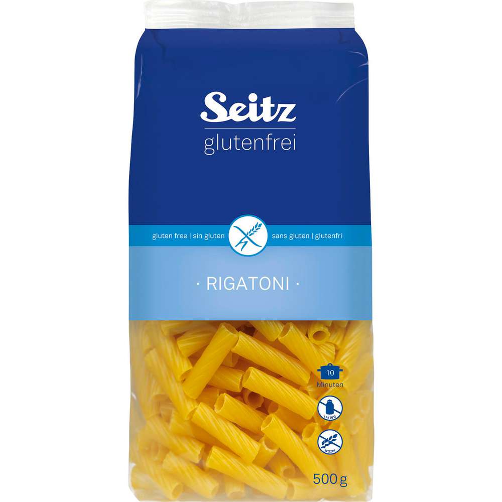 Produktabbildung Seitz Rigatoni Maisnudeln, glutenfrei