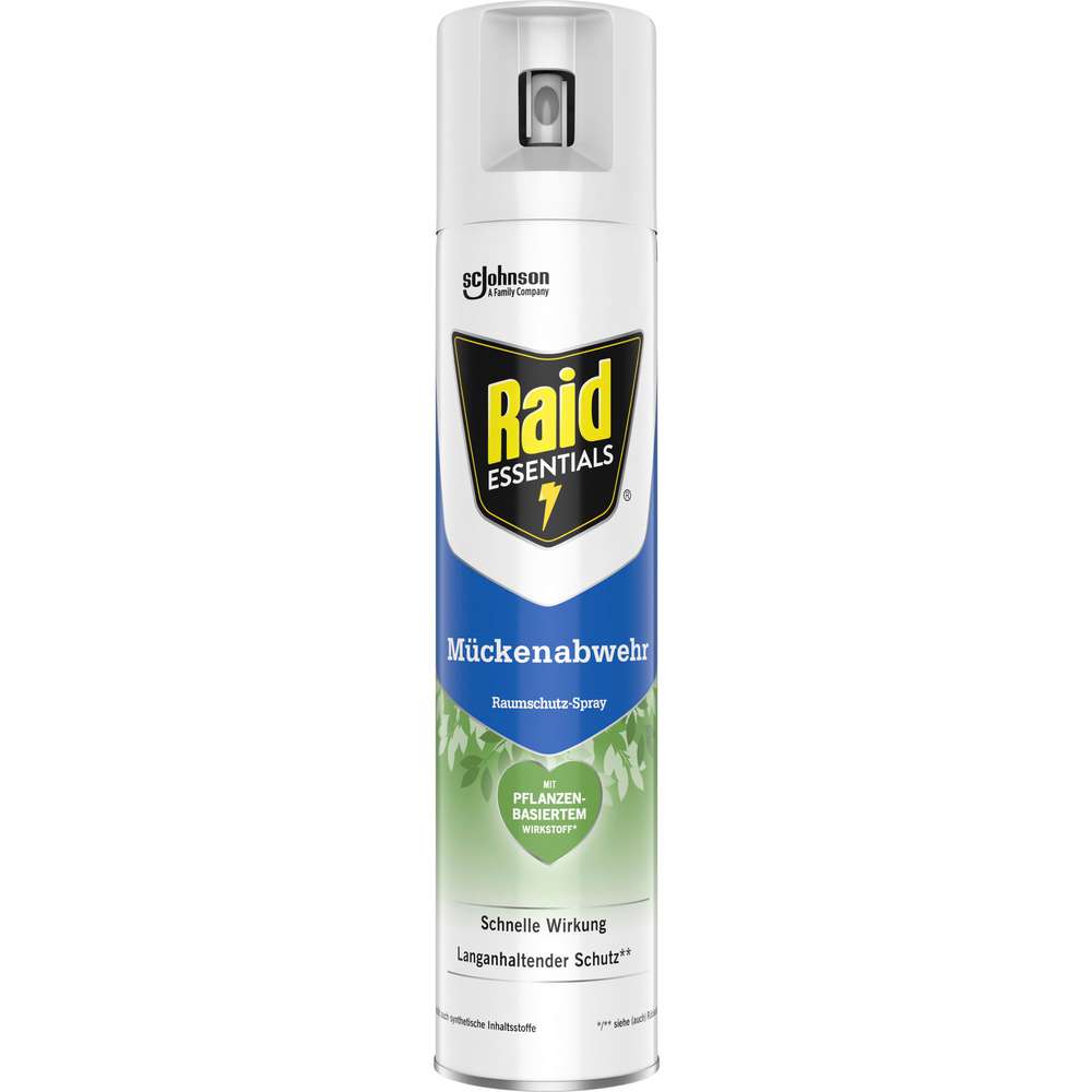 Produktabbildung Raid Essentials  Mückenabwehr Spray 