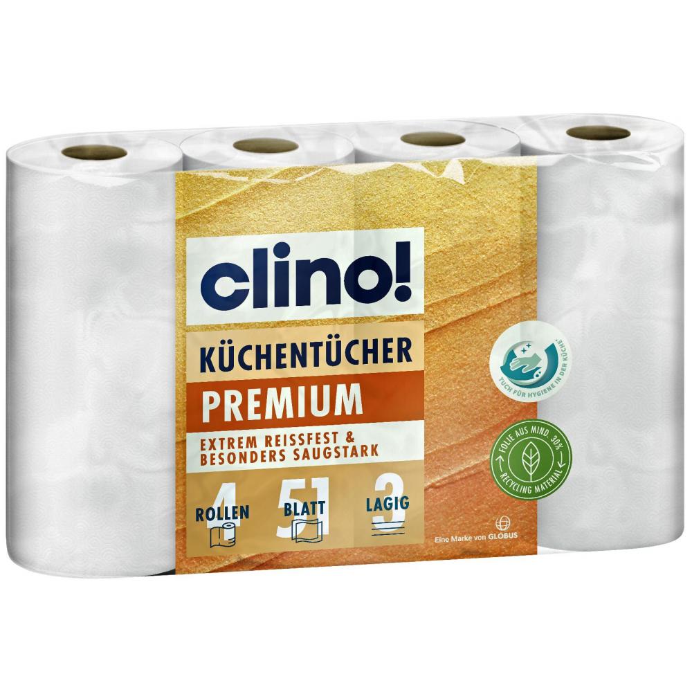 Produktabbildung keine Marke clino! Premium Küchentücher, 4 x 51 Blatt