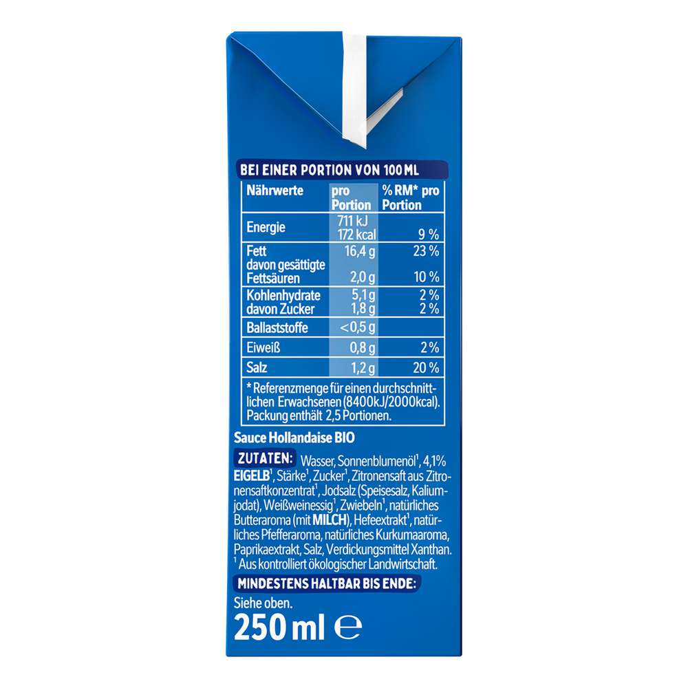 Produktabbildung Thomy Bio Les Sauces Hollandaise