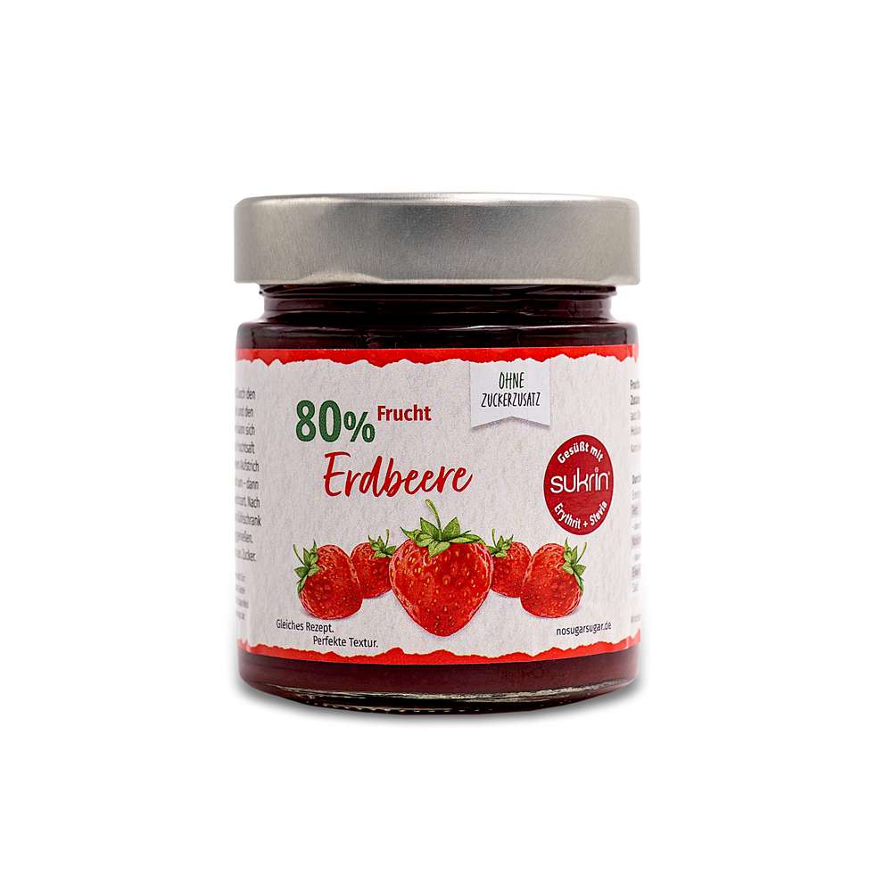 Produktabbildung Sukrin Fruchtaufstrich Erdbeere