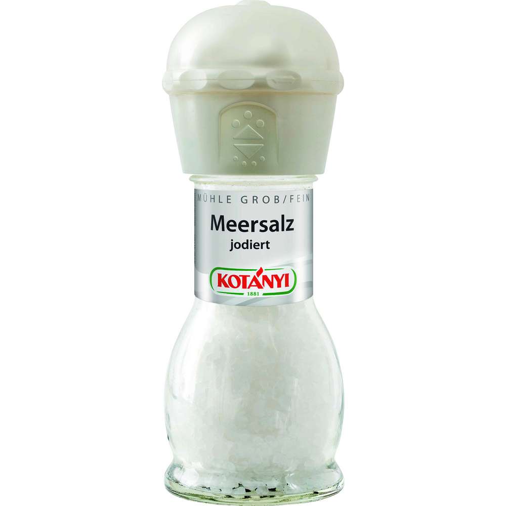 Produktabbildung Kotányi Jodiertes Meersalz, Mühle