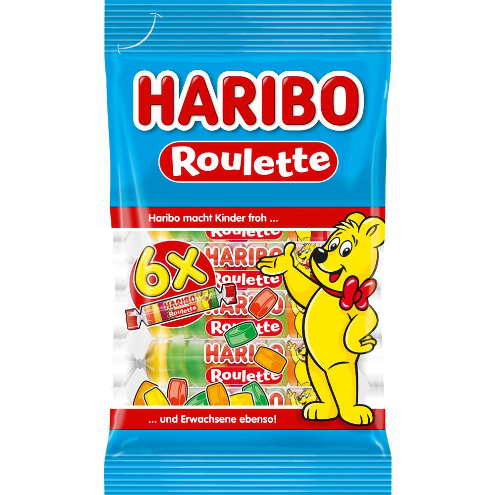 Produktabbildung Haribo Fruchtgummi Roulette Rollen