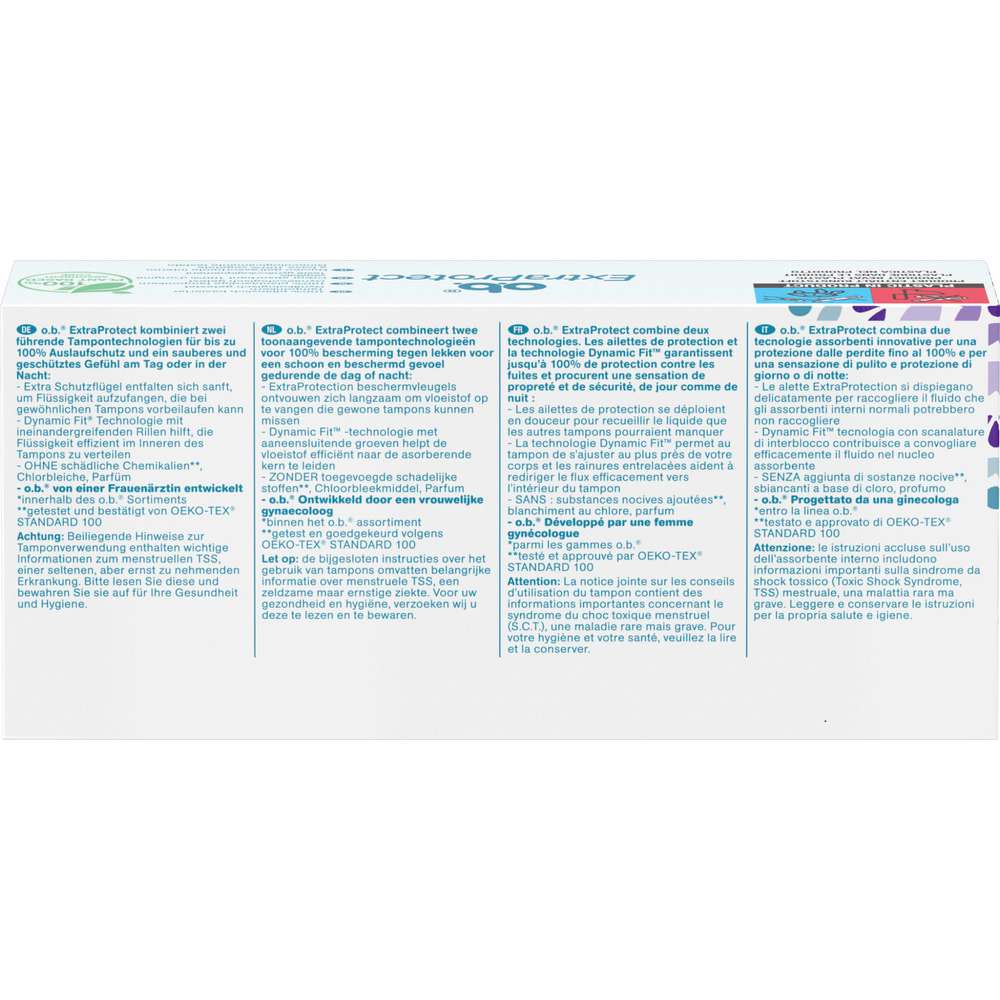 Produktabbildung o.b. Tampons ExtraProtect, Normal