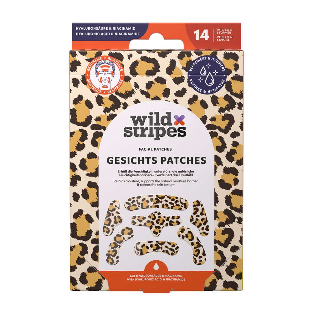 Produktabbildung Wild Stripes Gesichts Patches Animal Leo