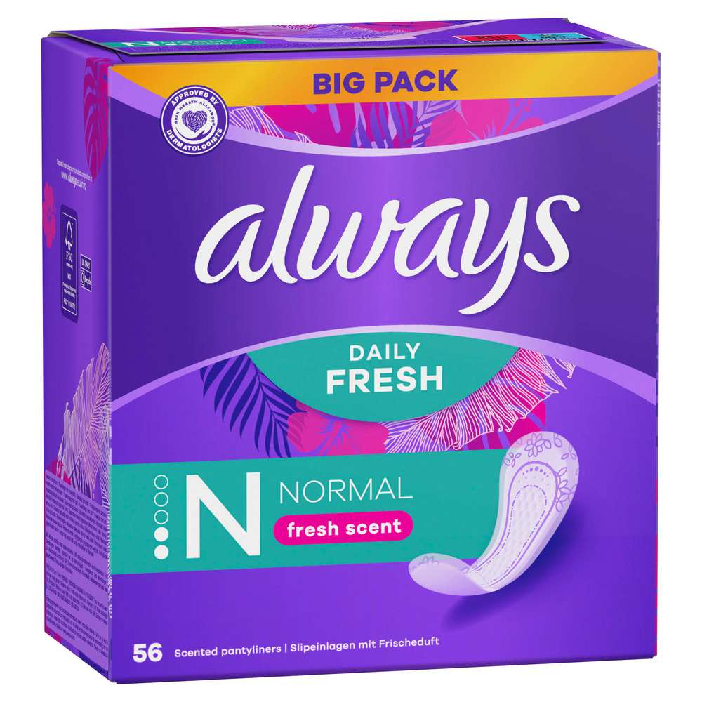 Produktabbildung Always Daily Fresh Slipeinlagen Normal
