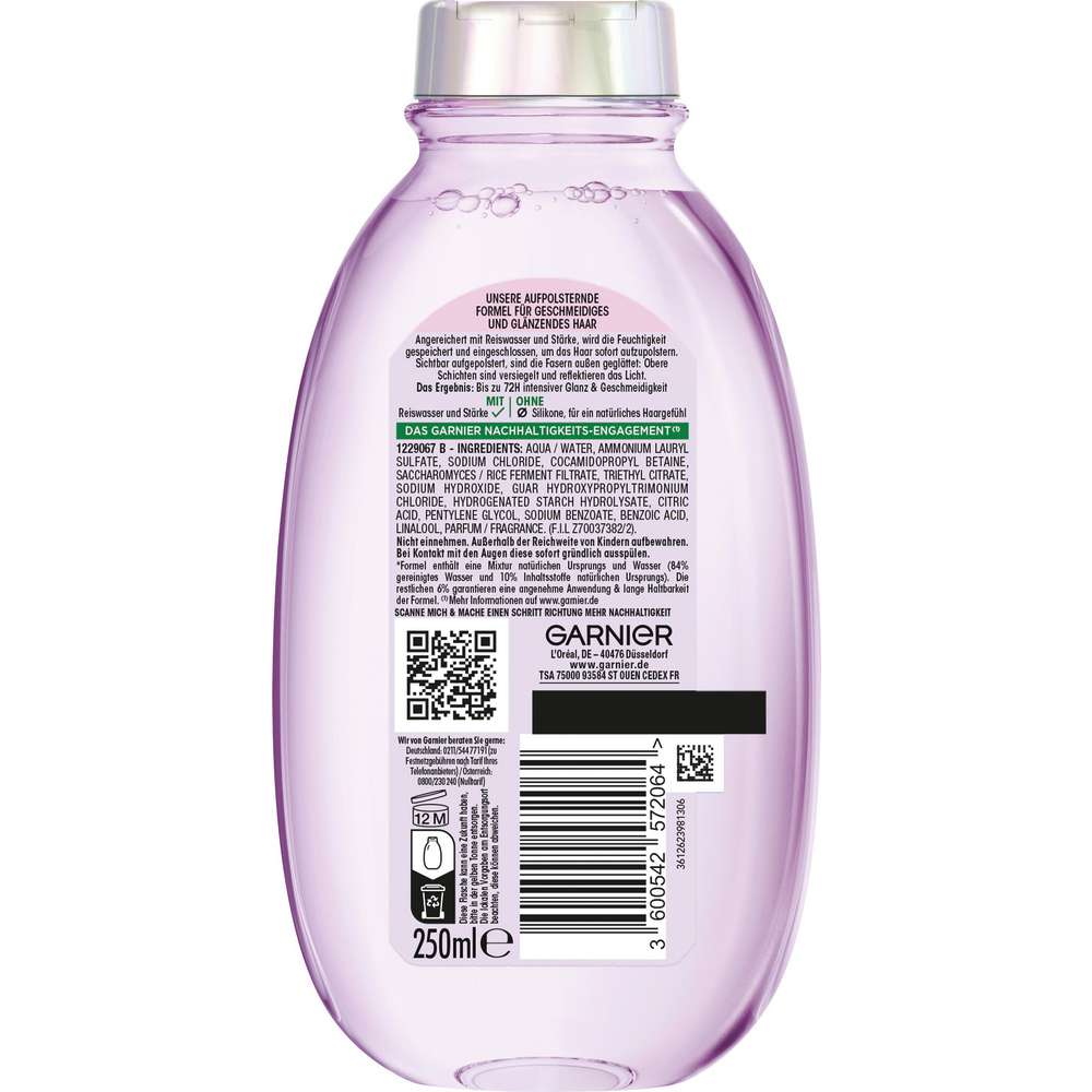 Produktabbildung Garnier Wahre Schätze Haarshampoo, Rice Water