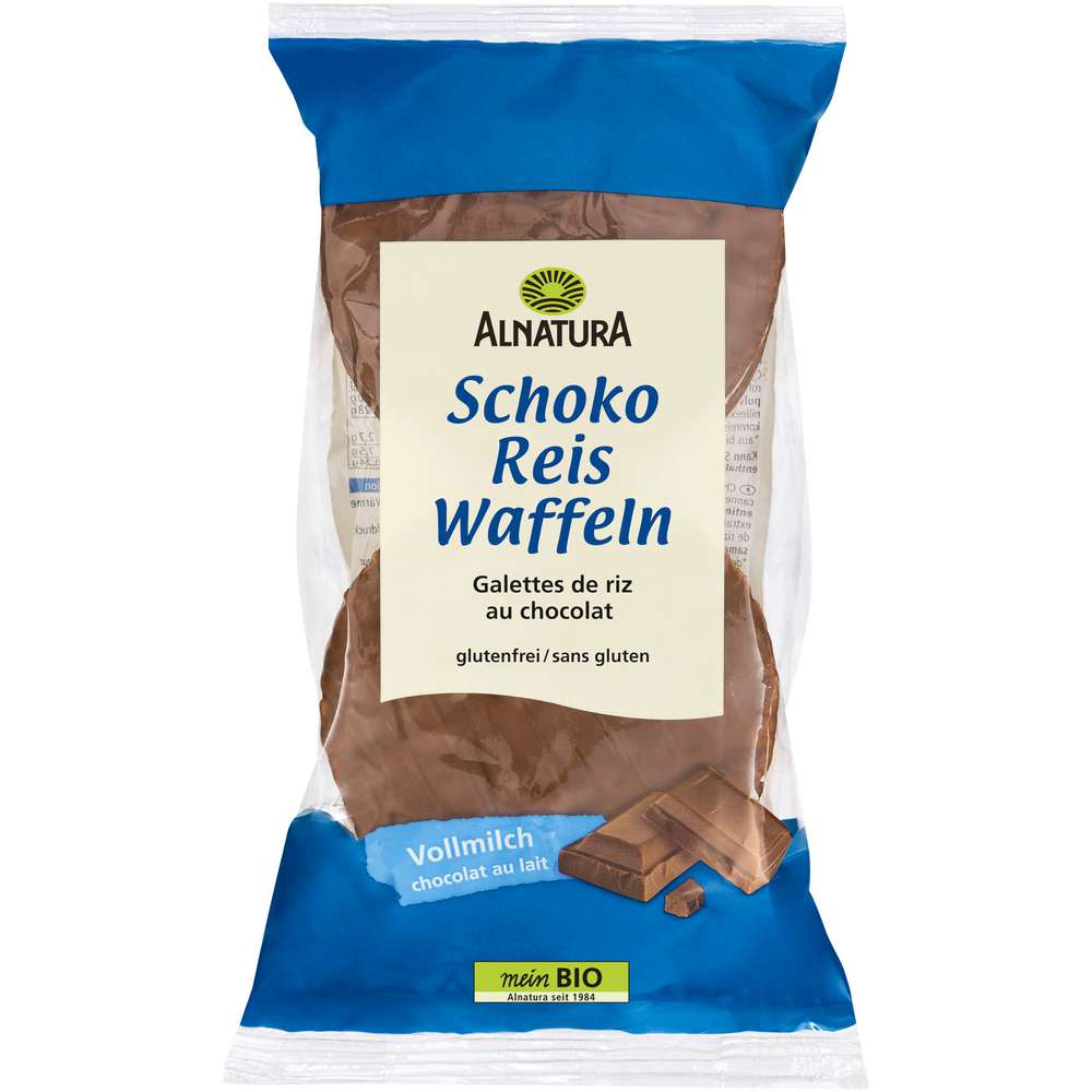 Produktabbildung Alnatura Bio Reiswaffeln, Schoko Vollmilch