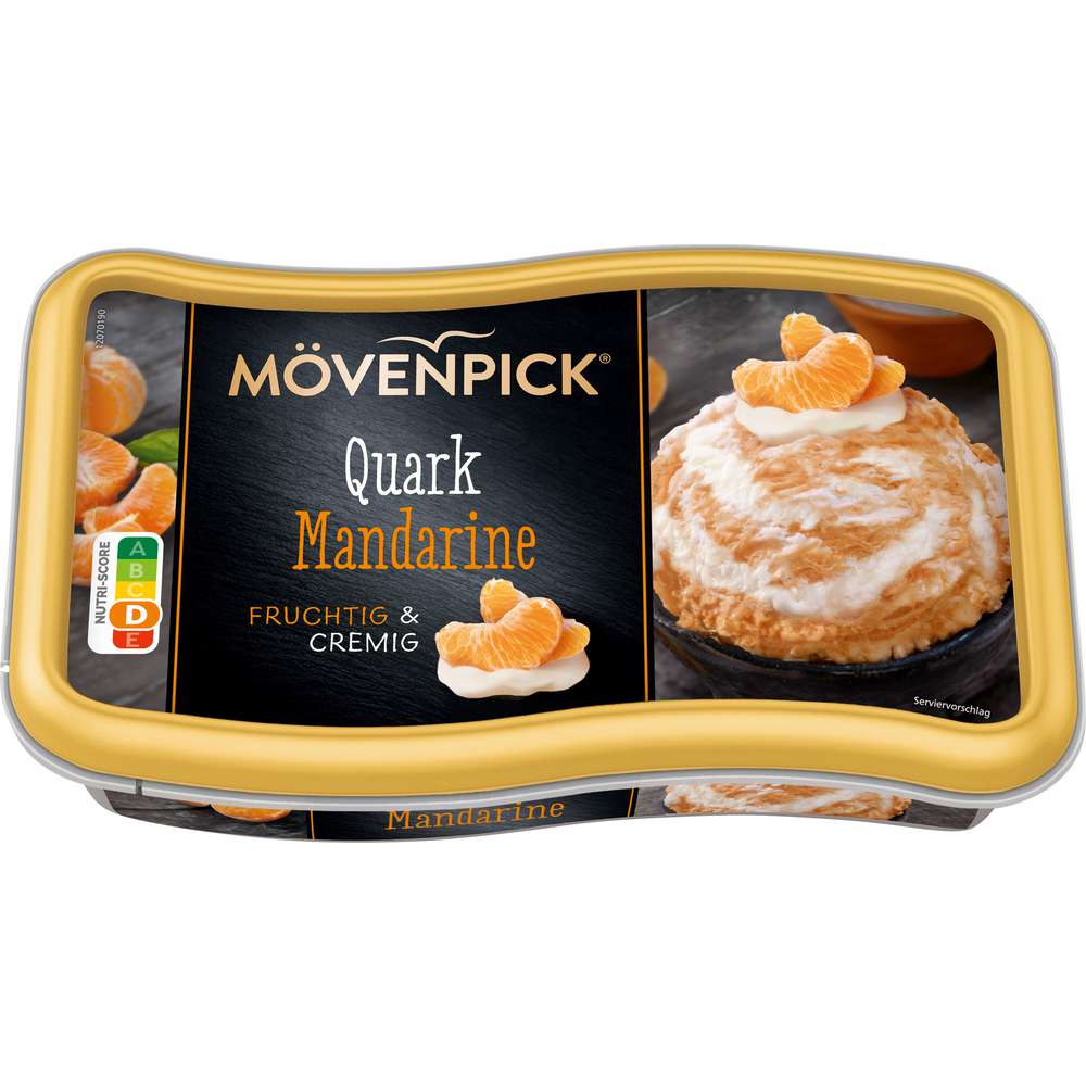 Produktabbildung Mövenpick Eis, Quark-Mandarine