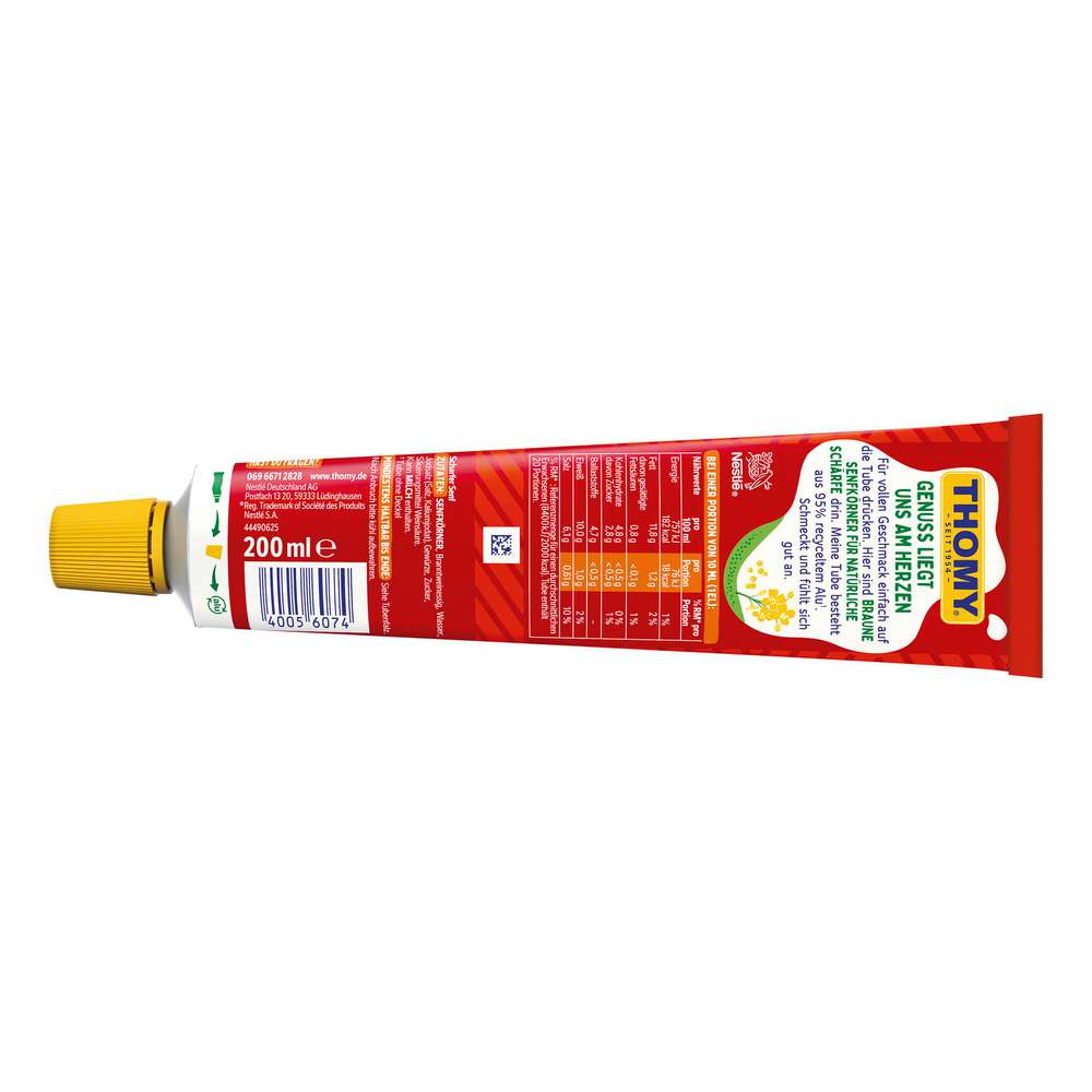 Produktabbildung Thomy Senf, scharf