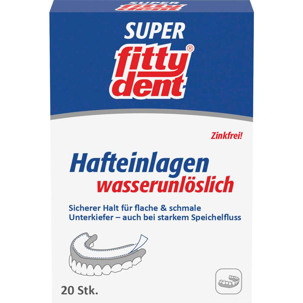 Produktabbildung Fittydent Hafteinlagen, Comfort