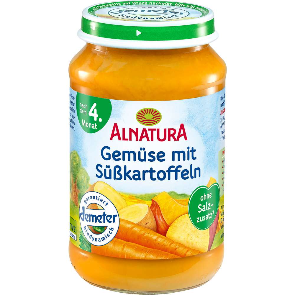 Produktabbildung Alnatura Bio Gemüsezubereitung, Gemüse mit Süßkartoffeln