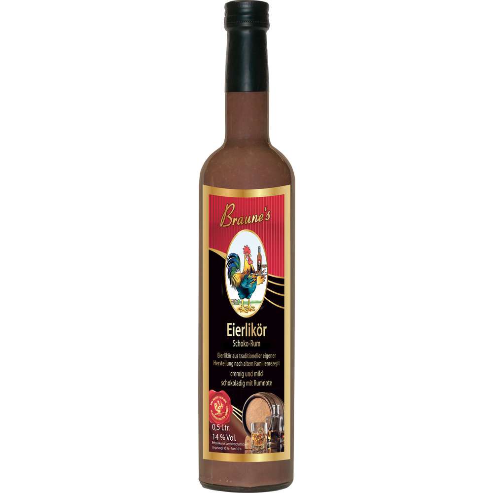 Produktabbildung Braune's Eierlikör Schoko-Rum 14 %