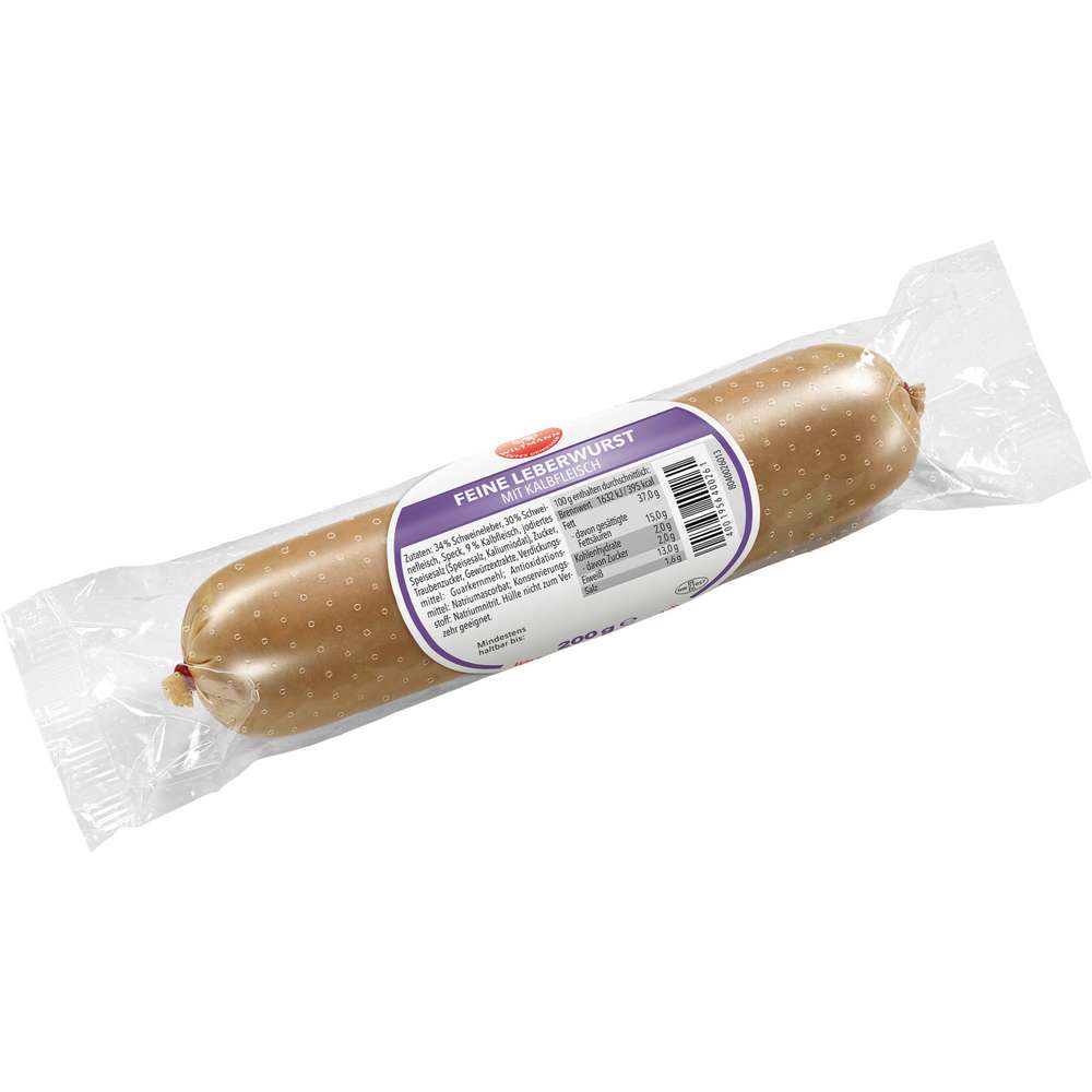 Produktabbildung Wiltmann Feine Leberwurst mit Kalbfleisch