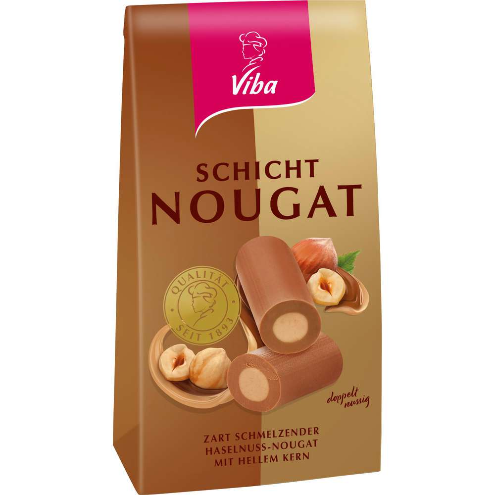 Produktabbildung Viba Schicht-Nougat Röllchen