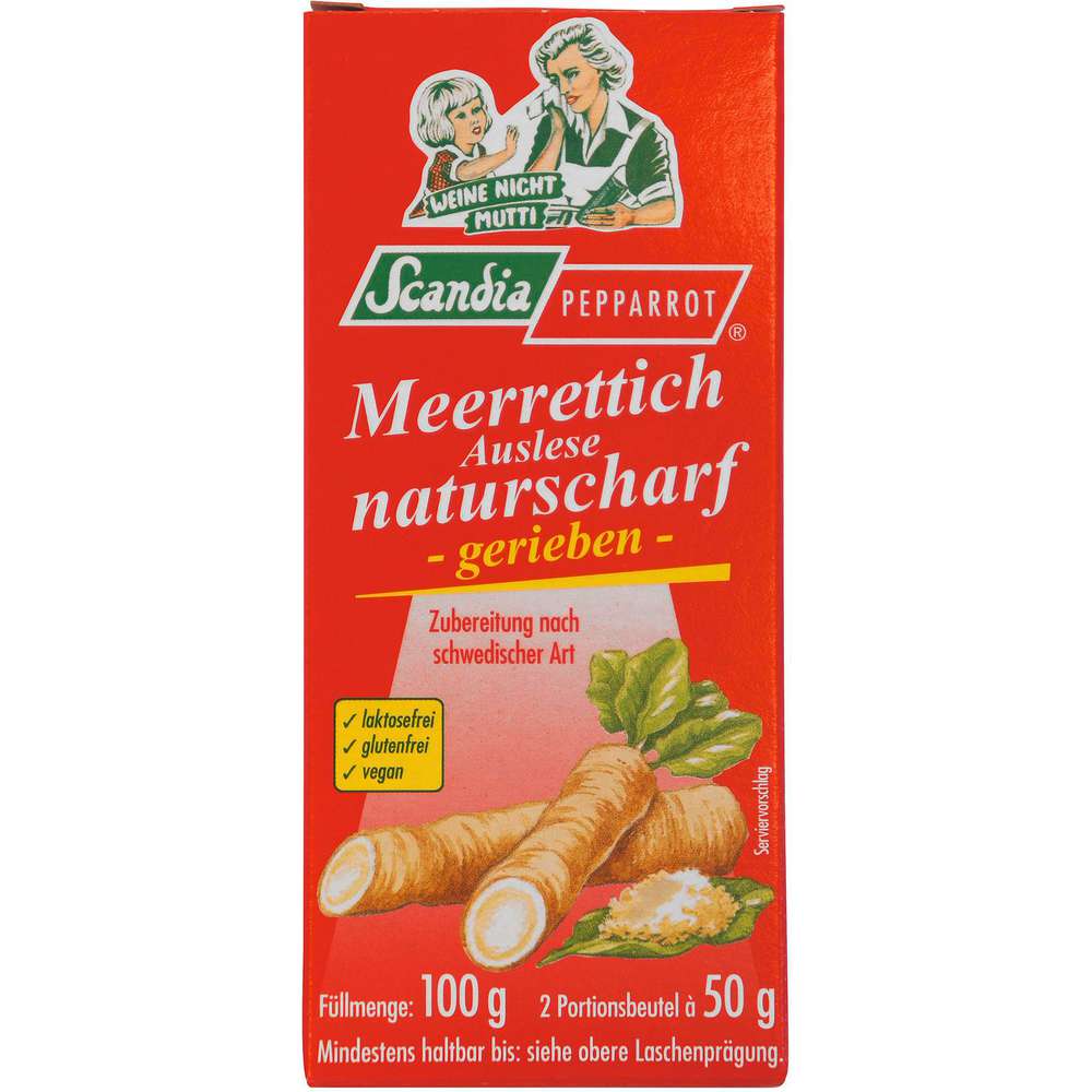 Produktabbildung Scandia Pepparrot Meerrettich Auslese naturscharf, gerieben