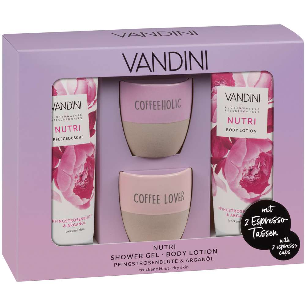 Produktabbildung Vandini Geschenkset Hydro mit Espressotassen